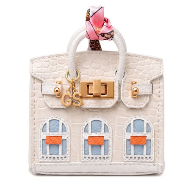 WHITE MAISON BAG CHARM